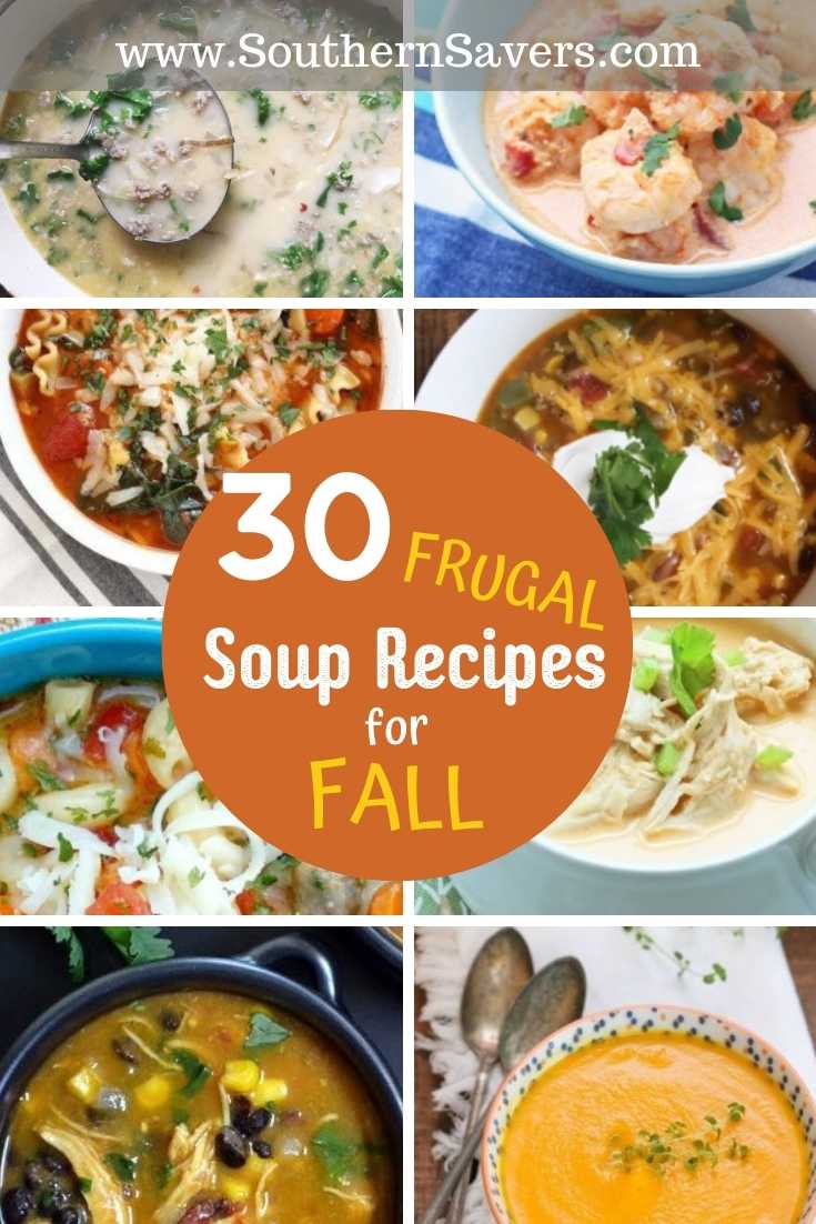 Cold weather is here, which means it's time to break out the sweaters and eat a bowl soup! Check out my favorite frugal soup recipes, just in time for fall!