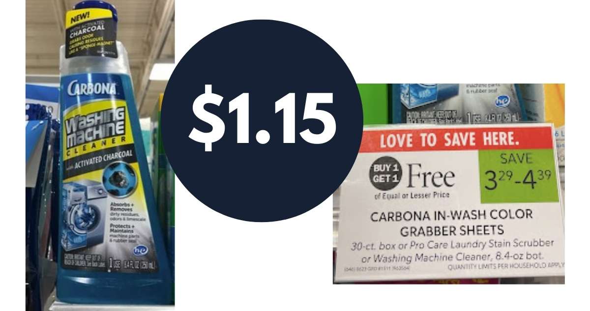 1.15 Carbona Washing Machine Cleaner Southern Savers