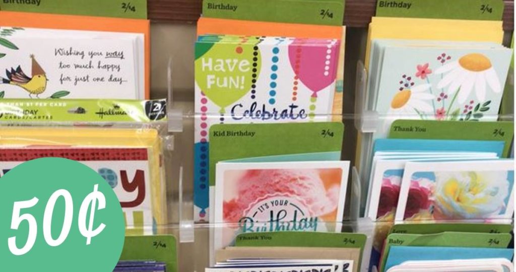 Hallmark Greeting Cards for 50¢ at Walgreens Southern Savers