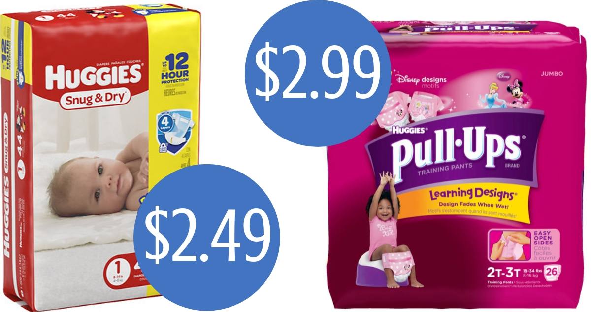Huggies Diapers for 2.49 Per Pack Southern Savers