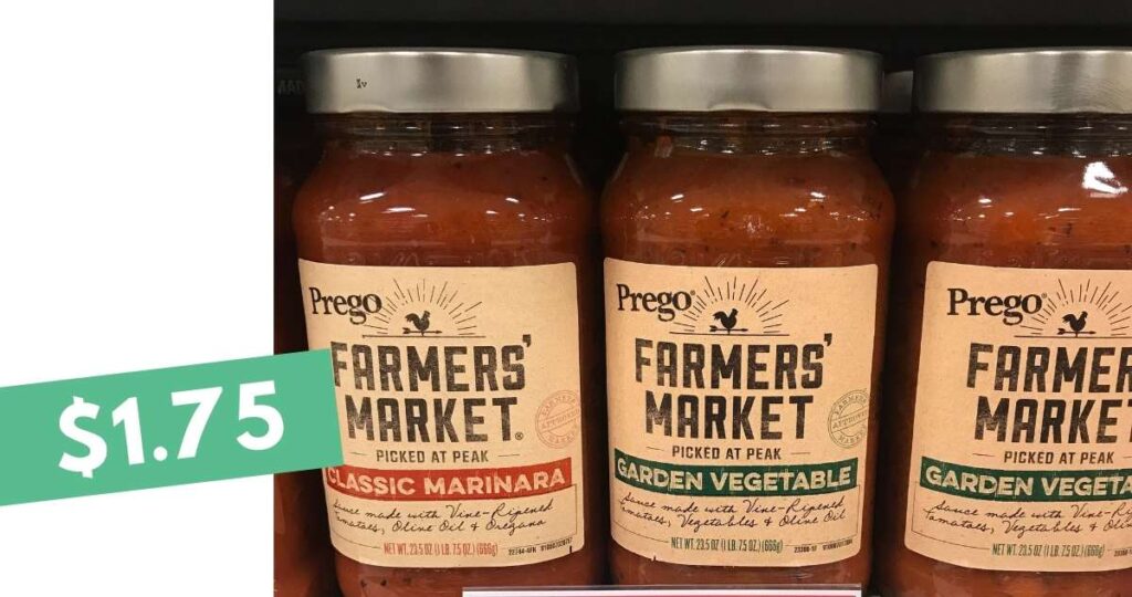 prego farmers market pasta sauce