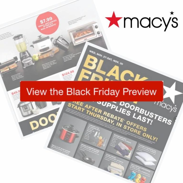 2019 Macy's Black Friday Ad Southern Savers