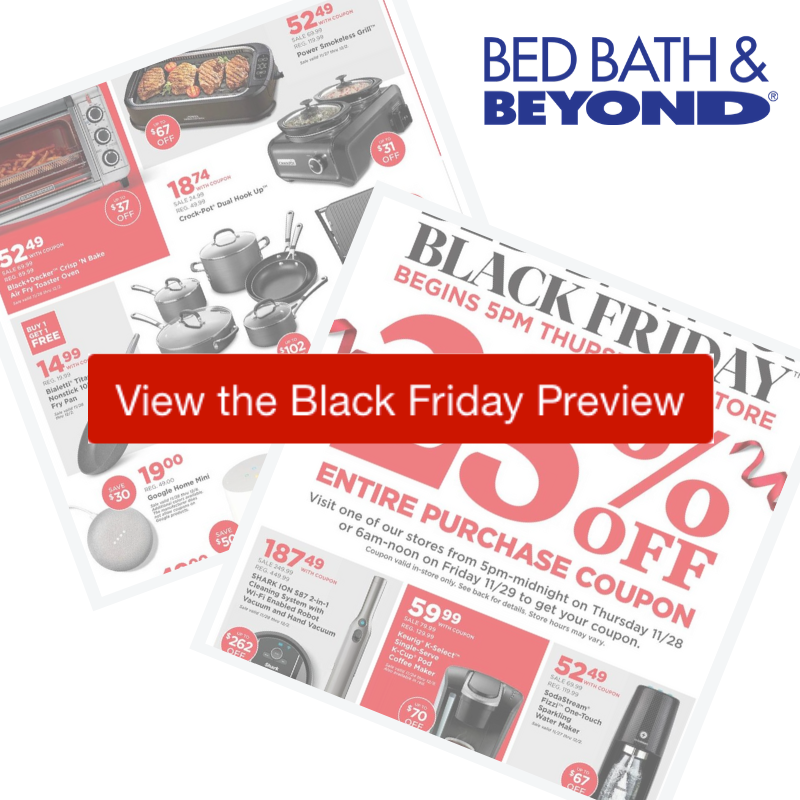 bed and bath black friday deals