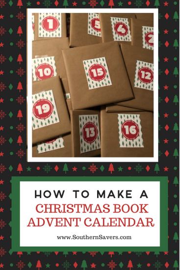 Countdown to Christmas with a new tradition! A Christmas Book Advent Calendar is a fun and inexpensive way to mark the days until Christmas.