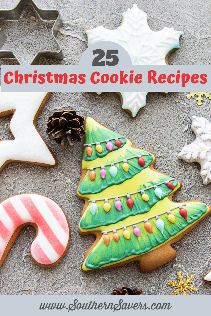 It's the time of year when many home cooks love to do some baking! Cookies are my favorite thing to bake at Christmas, so I'm sharing 25 of my favorite Christmas cookie recipes.