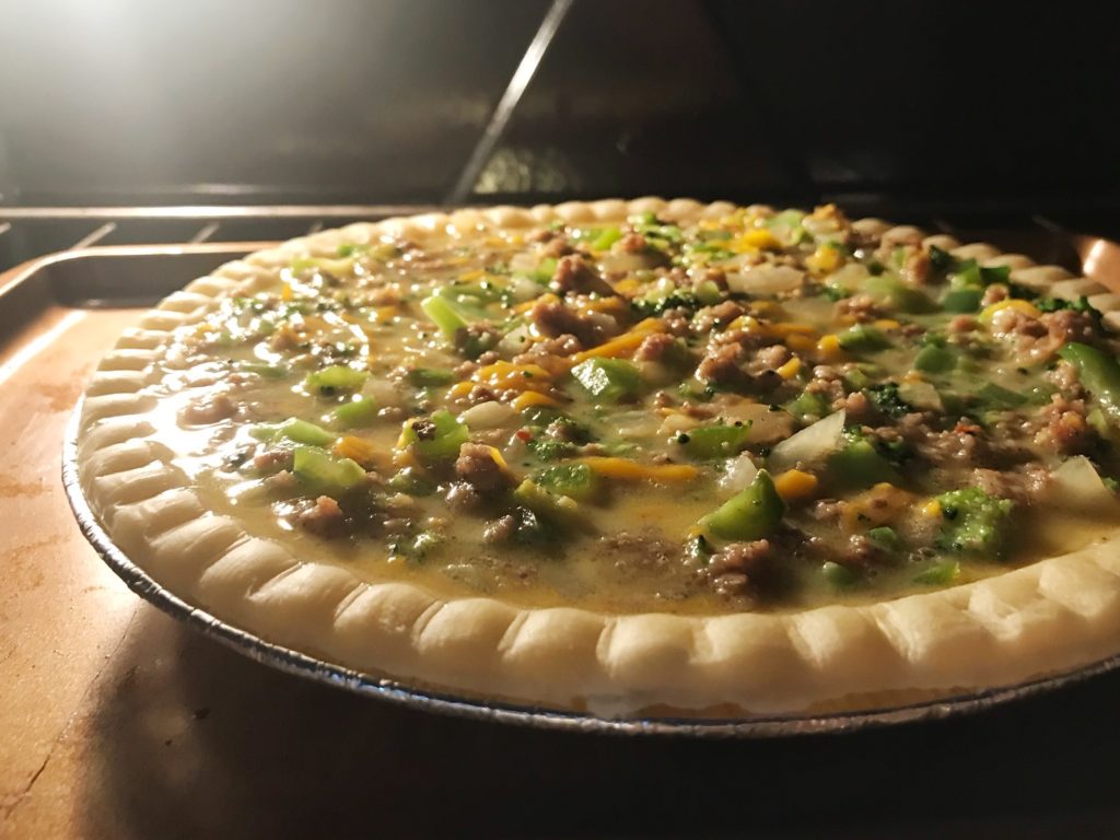 Frugal Recipe Broccoli and Sausage Quiche Southern Savers