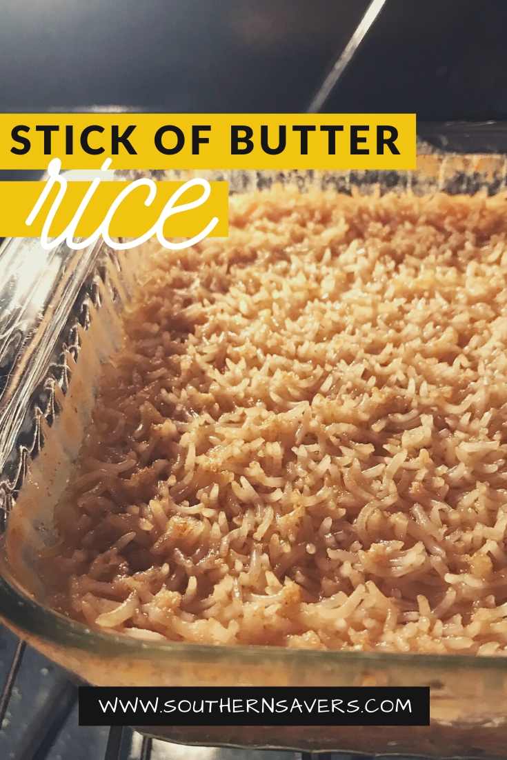 Frugal Recipe: Stick of Butter Rice