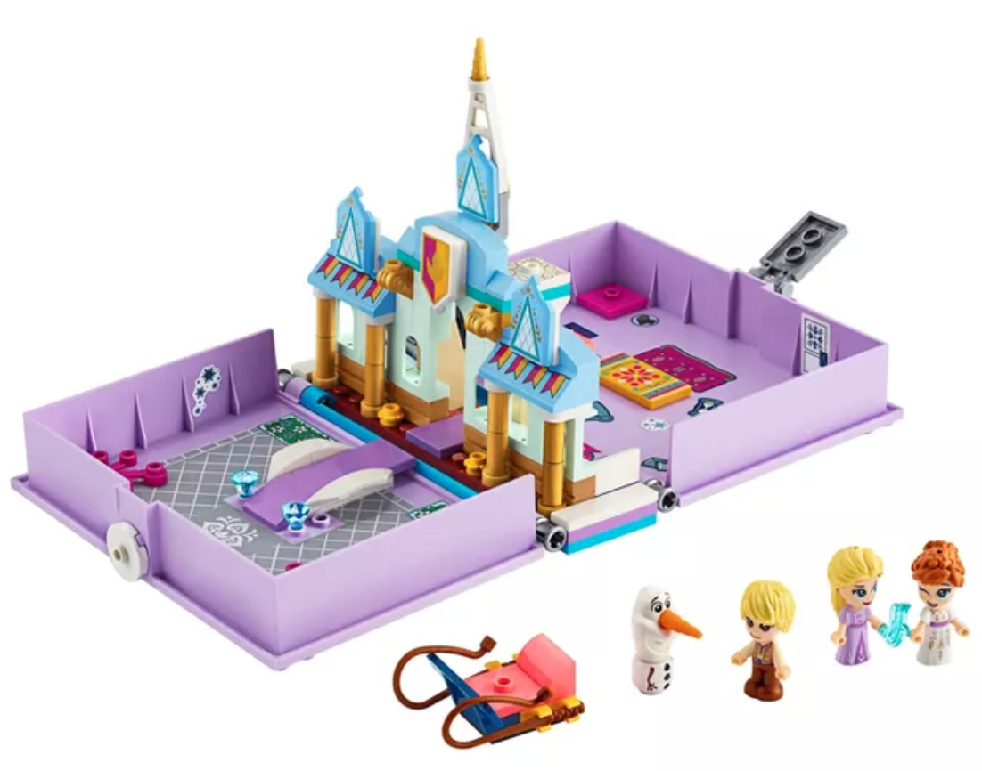 anna and elsa storybook lego set