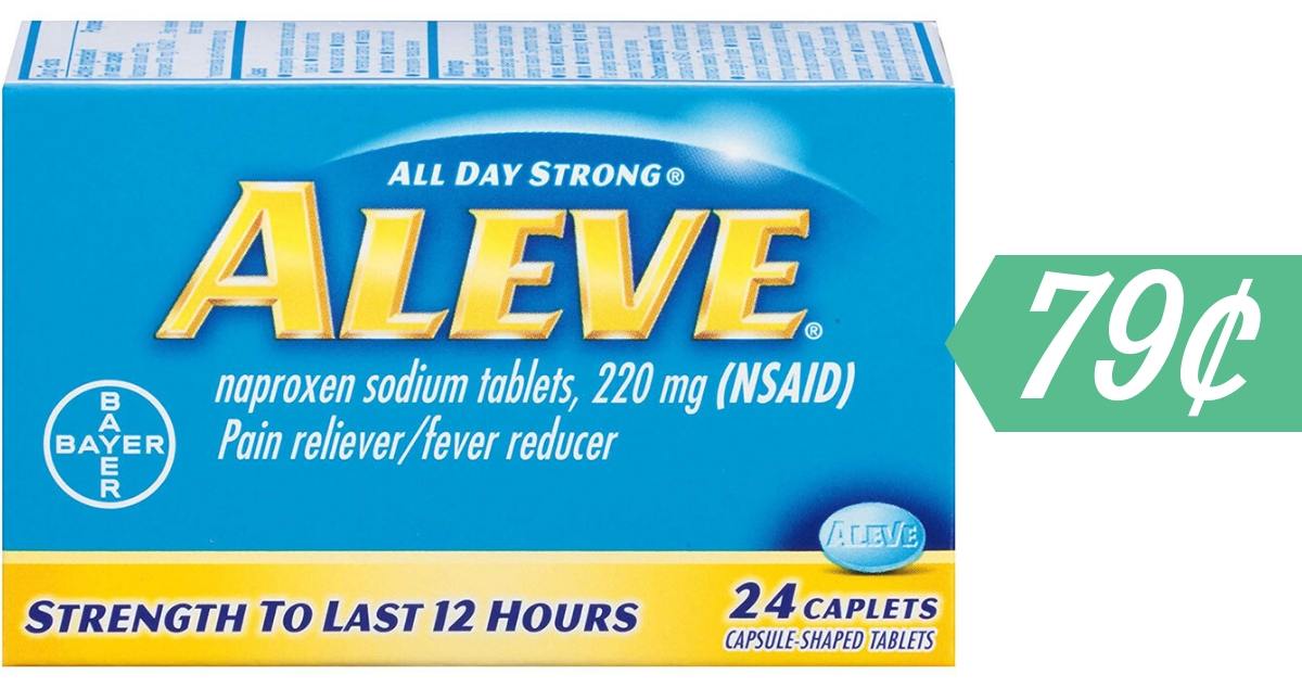 Aleve Coupon Makes Pain Reliever 79¢ at Target Southern Savers