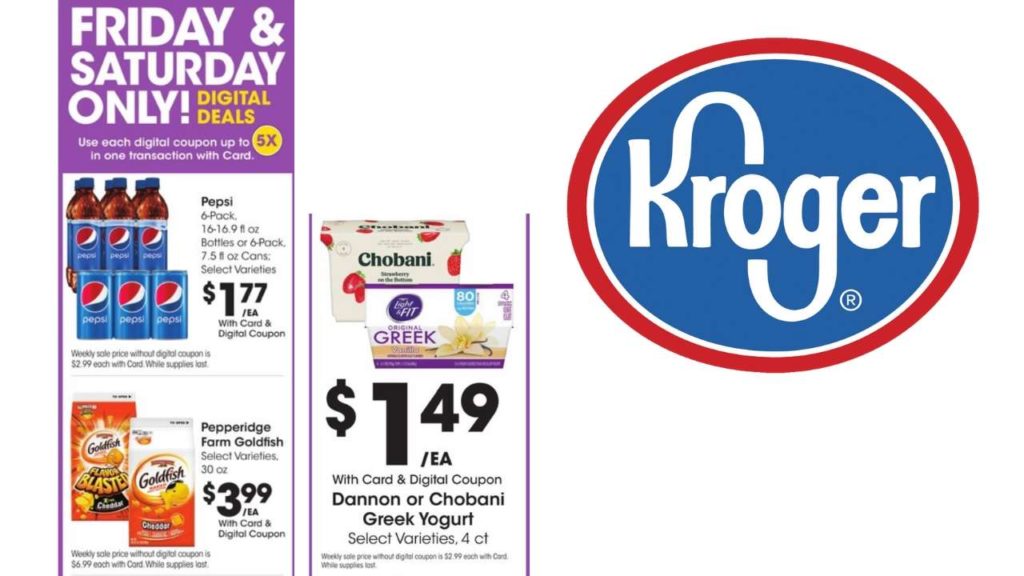 Kroger Digital Only Deals Good Thru Saturday! Southern Savers