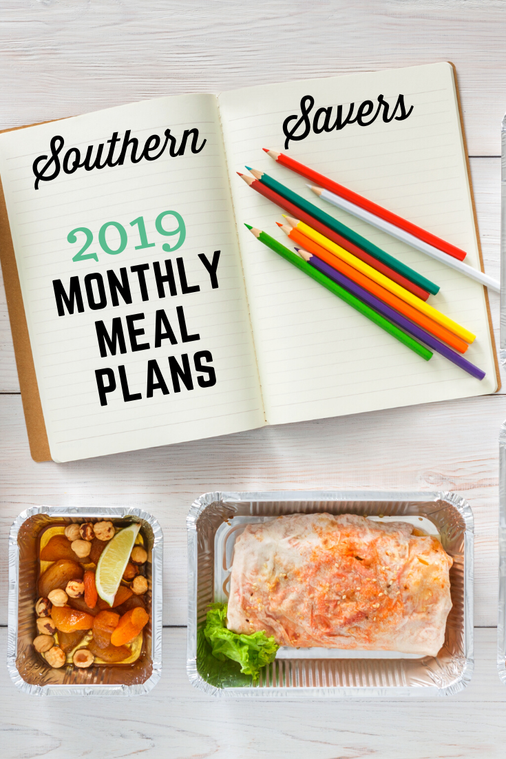 Find all my 2019 monthly meal plans all in one place with this landing page—hundreds of recipes combined into plans to make shopping and cooking easier!