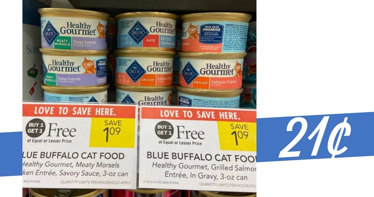 blue buffalo cat food sale