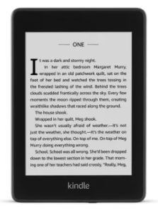 black kindle paperwhite