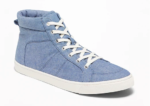 chambray high top shoes