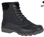 men's gray sperry duck boots