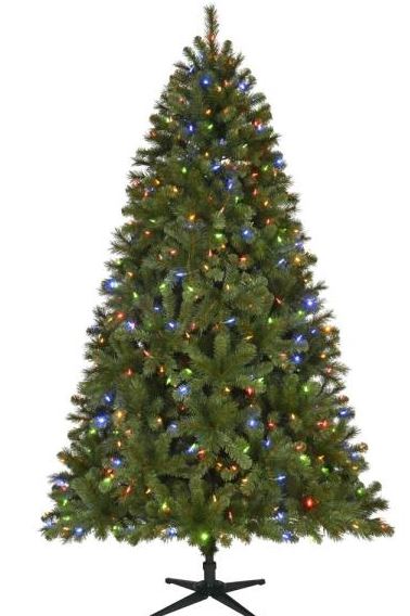 led christmas tree with color changing lights