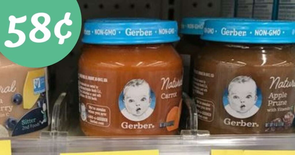 New Gerber Coupon Baby Food for 58¢ Southern Savers