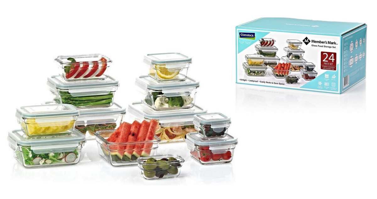 glass food storage