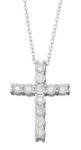 kohl's jewelry diamond cross necklace