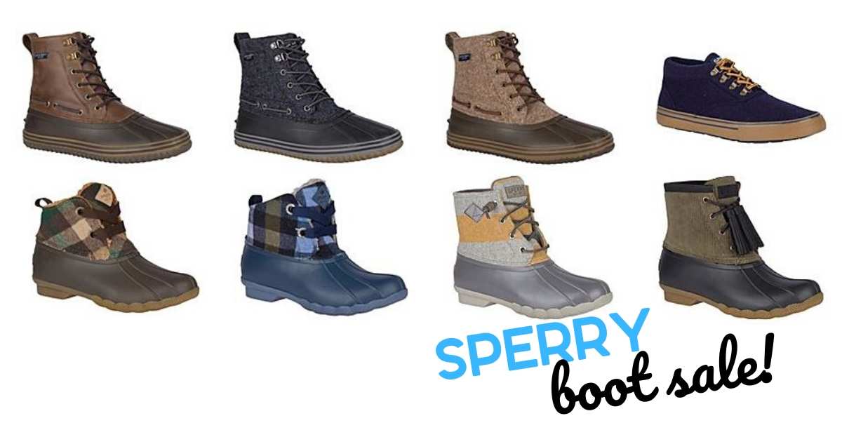 sperry boot sale