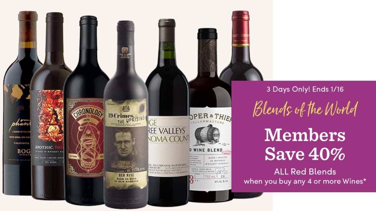 World Market Sale | 40% Off (4) Red Wines :: Southern Savers