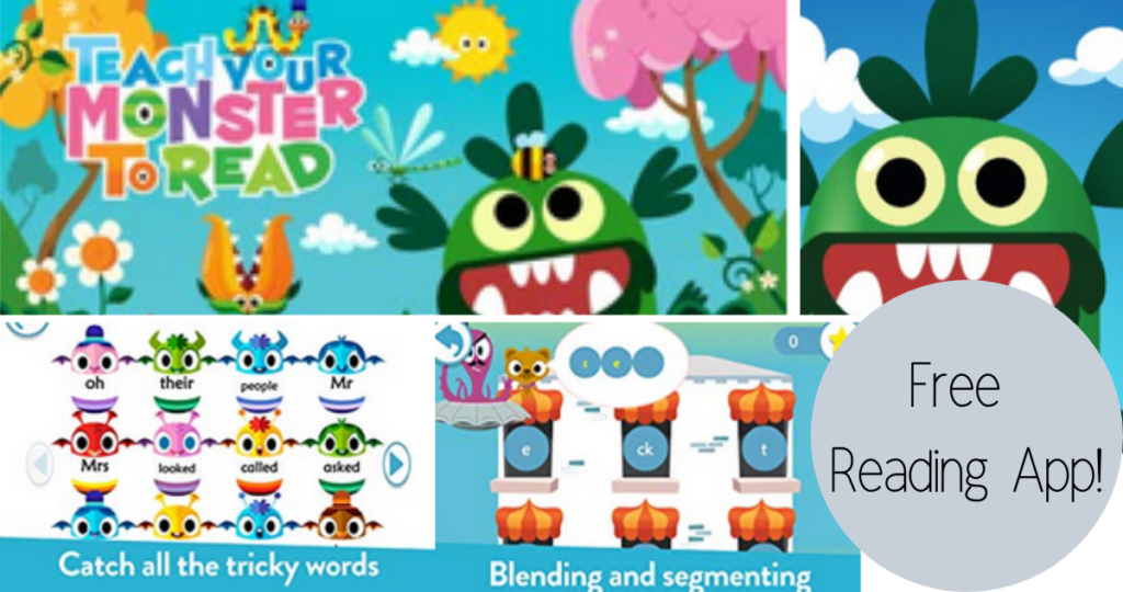 FREE TODAY: Teach Your Monster to Read - the award winning phonics game