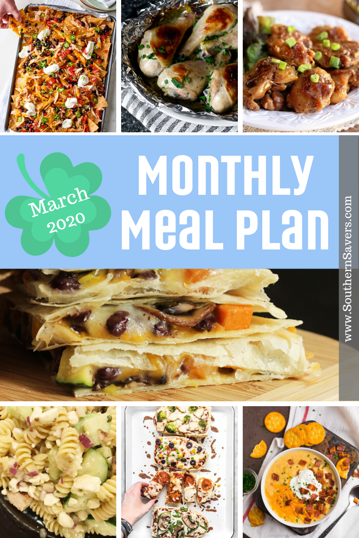 A new month means a new Southern Savers meal plan. This month I'm focusing on some new recipes as well as light weekend meals perfect for warm weather!