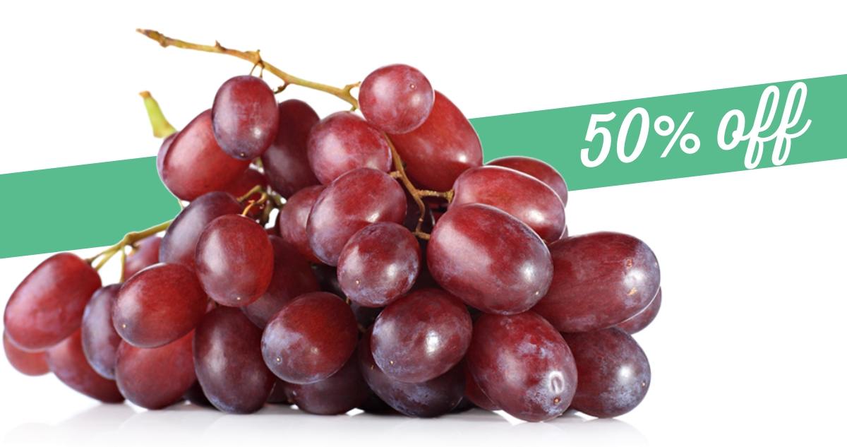 50 off Red Seedless Grapes at Target Southern Savers