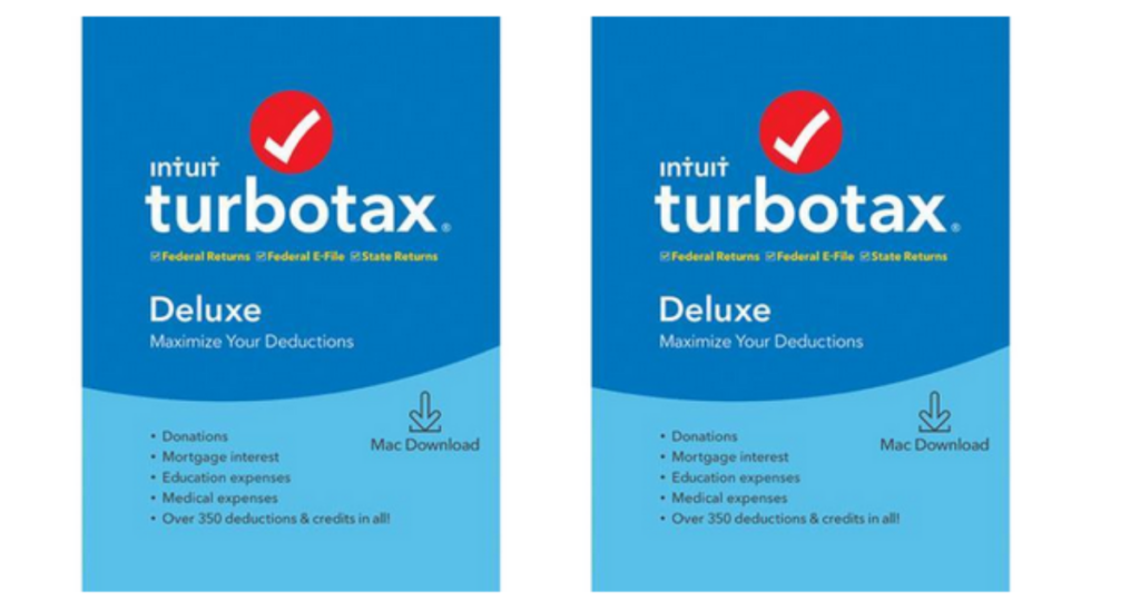 Intuit Turbotax Deluxe Download For 29 80 Southern Savers