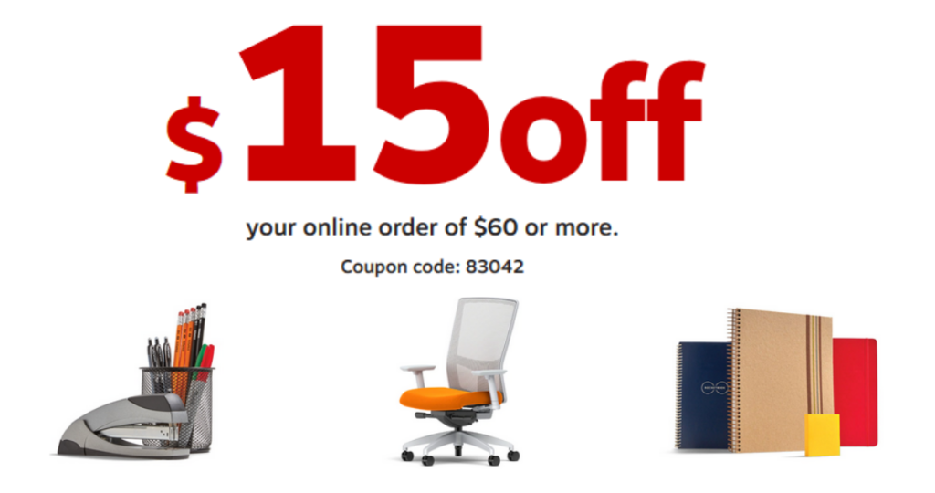 Staples Coupon 15 Off 60 Online Purchase Southern Savers