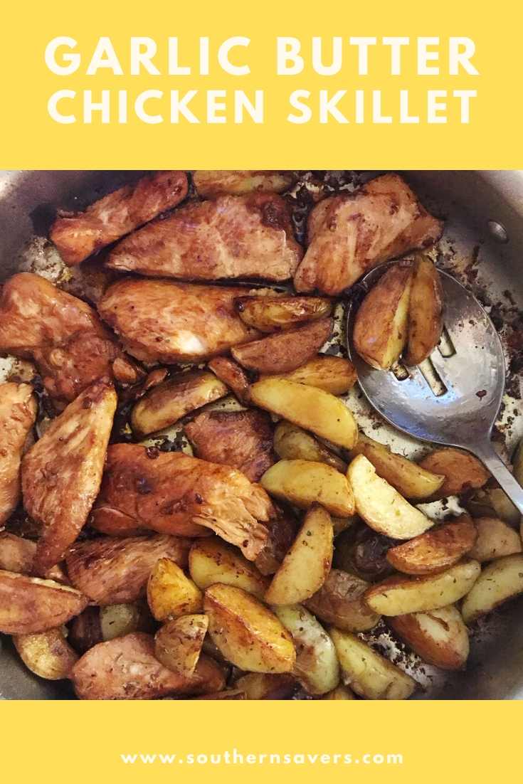 Frugal Recipe: Garlic Butter Chicken Skillet