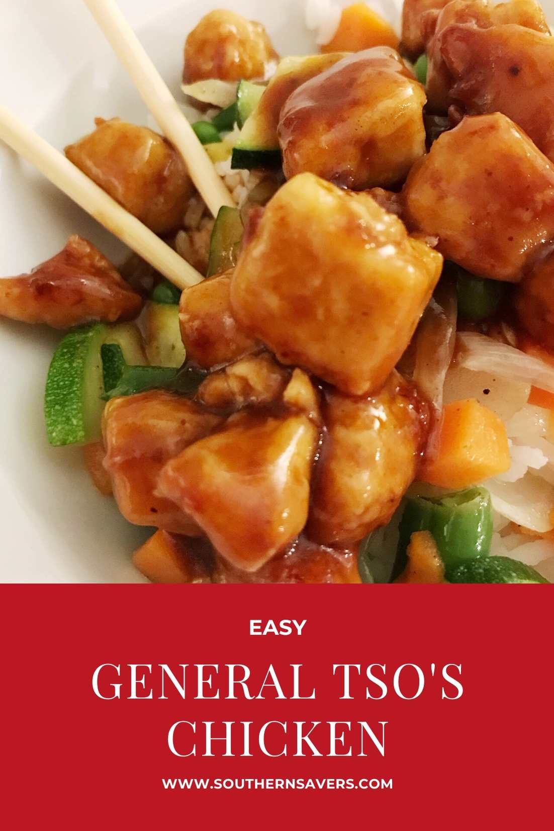 easy general tso's chicken pinterest