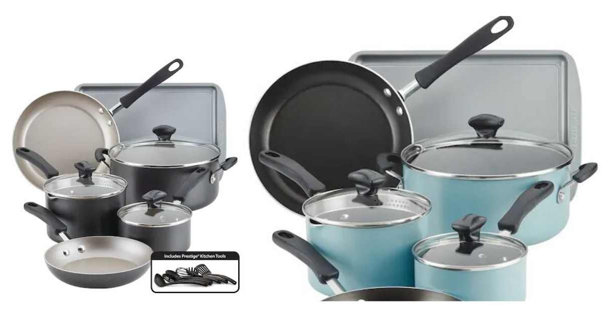 15Piece Farberware Cookware Set, 40.99 After Kohl's Cash Southern