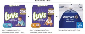 luvs diaper multi-size bundle