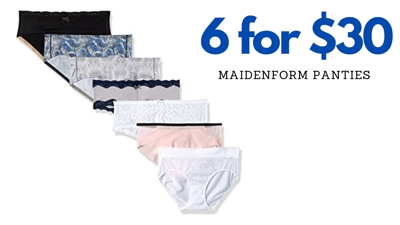 Maidenform Sale: Panties 6 for $30 (reg. $72) :: Southern Savers