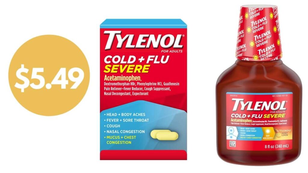 Tylenol Coupon Makes Tylenol Cold & Flu 5.49 Southern Savers