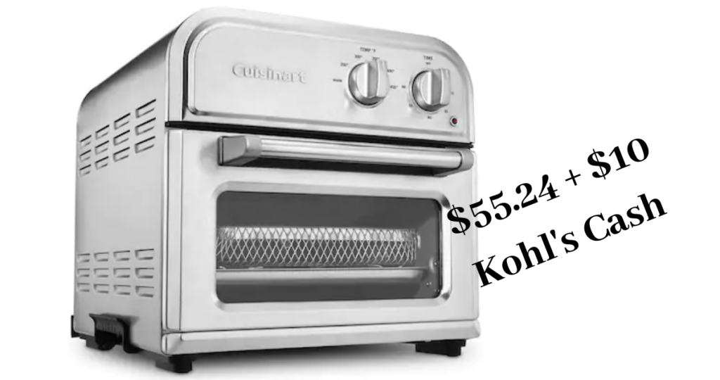 Cuisinart Air Fryer for 55.24 + 10 Kohl's Cash Southern Savers