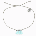 pura vida triple tassel anklet