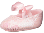 little kids pink sparkle ballet flats
