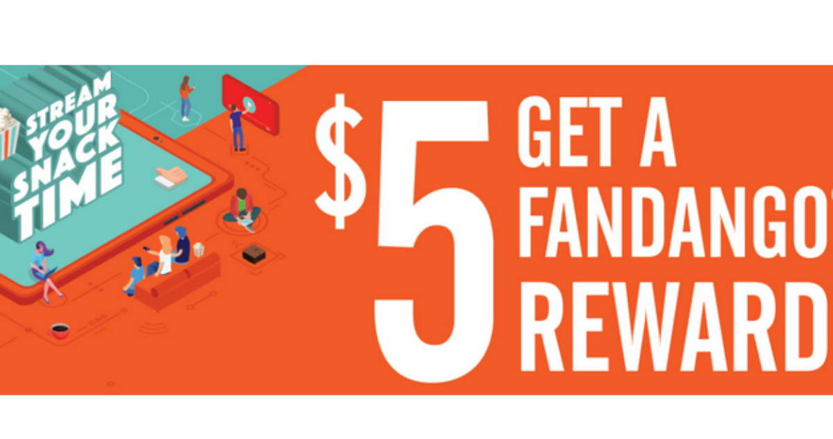 5 Fandango Reward with Select Purchases Southern Savers