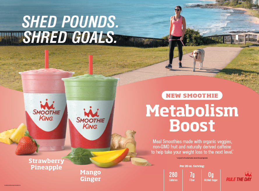 Smoothie King FREE Metabolism Boost Smoothie Tomorrow! Southern Savers