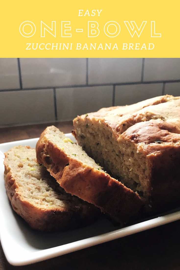 One-Bowl Zucchini Banana Bread Recipe