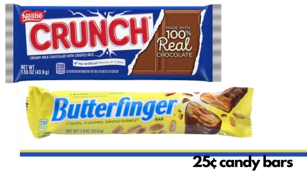 25¢ Candy Bars at Kroger Southern Savers