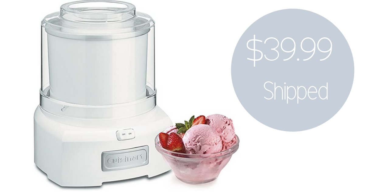 Cuisinart 1.5 qt. Ice Cream Maker for 39.99 Shipped Southern Savers
