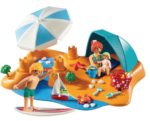 playmobil family beach set