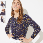 LOFT floral cardigan