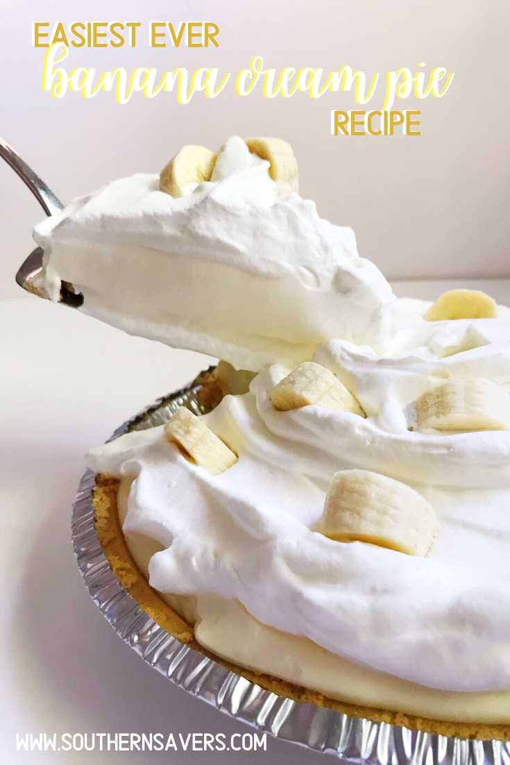 easiest ever banana cream pie recipe