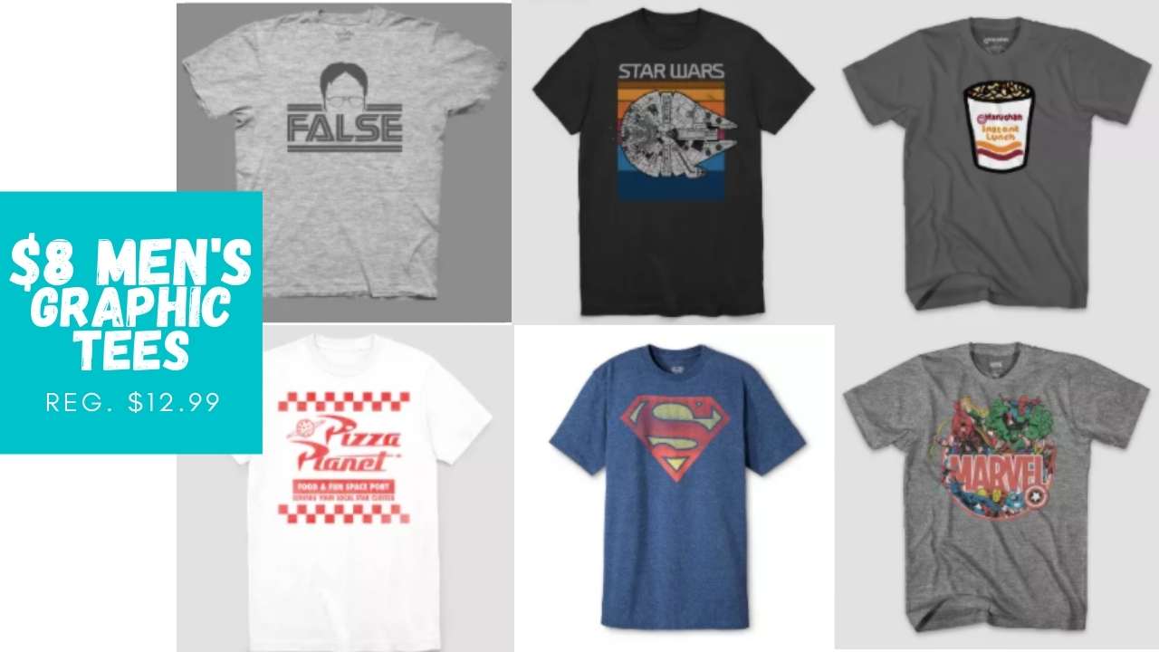 Target 8 Men's Graphic Tees (reg. 12.99) Southern Savers
