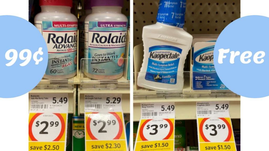 kaopectate and rolaids