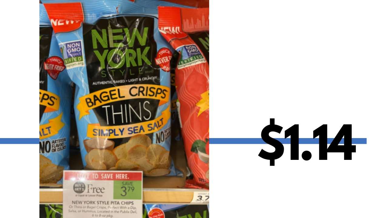 Publix 1.14 New York Style Pita Chips Southern Savers